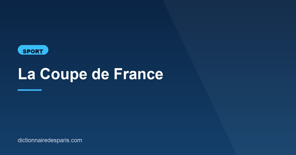 Illustration de l'article consacré à la Coupe de France