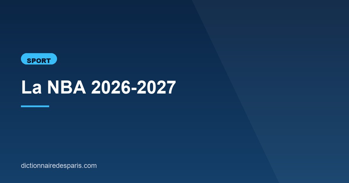 Illustration de l'article consacré à la NBA 2026-2027