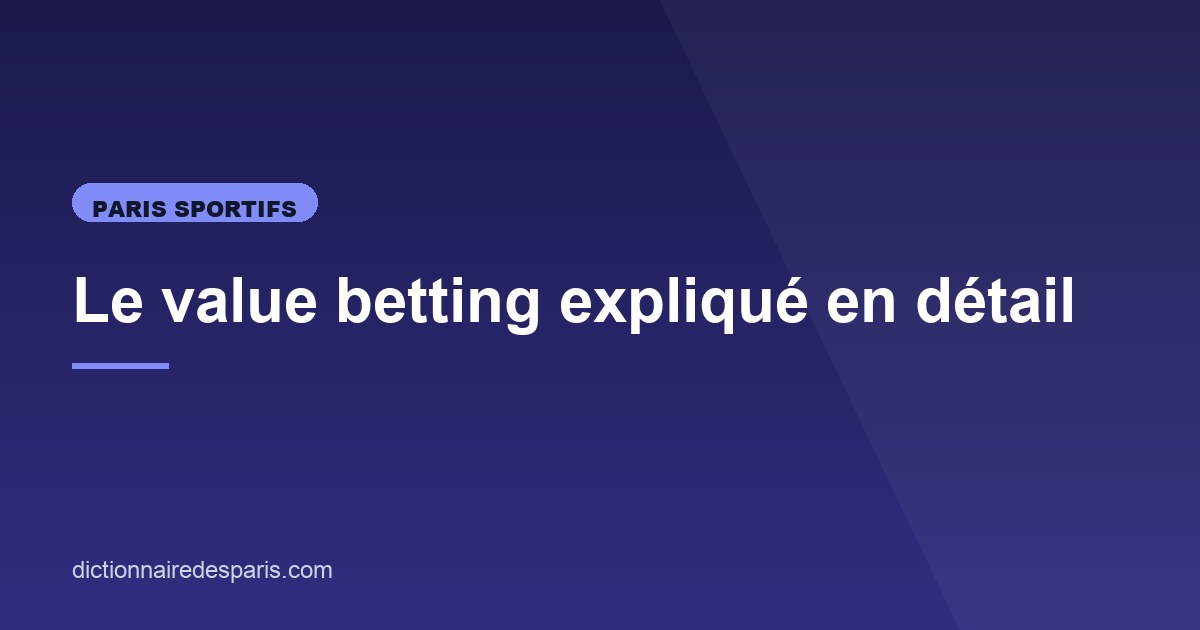 Illustration de l'article consacré au value betting